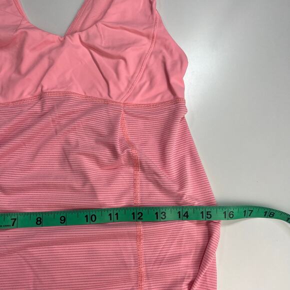 Lululemon Hustle & Bustle Tank Heathered Bleached Coral / Bleached Coral‎ Sz 4 - Picture 8 of 15